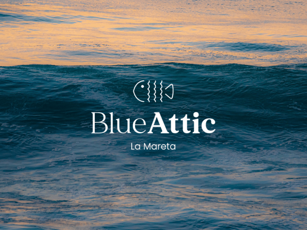 Branding y diseño de identidad visual para Blue Attic La Mareta